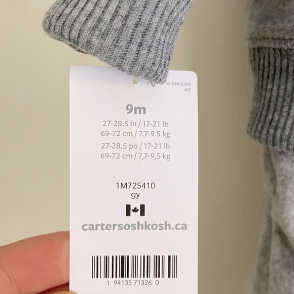 3 for $30 Grey sweatsuit - size 9M - Picture 4 of 4